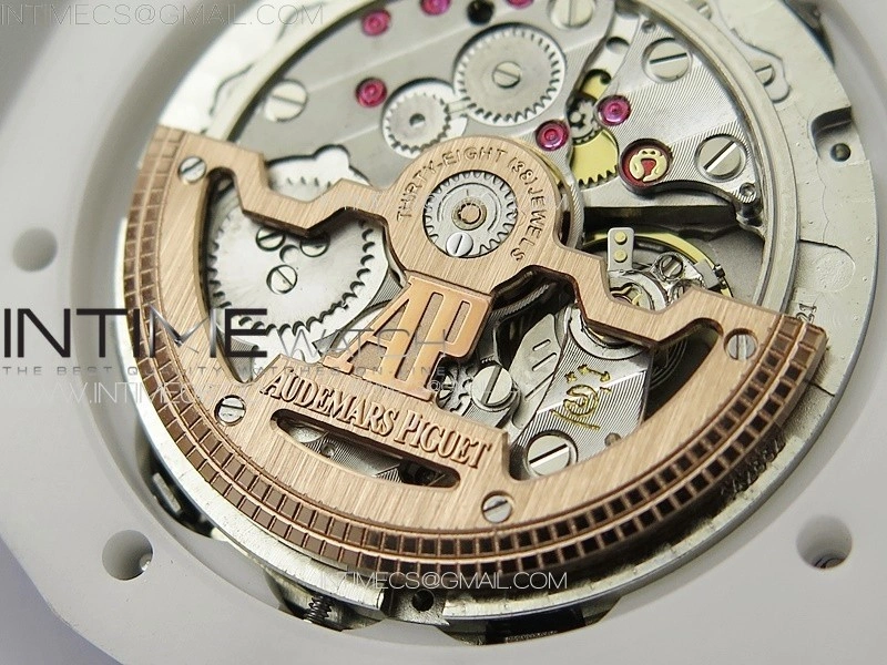 Royal Oak Perpetual Calendar 26579CB White Ceramic APSF Best Edition on White Ceramic Bracelet A5134 V4