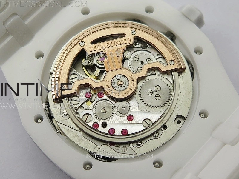 Royal Oak Perpetual Calendar 26579CB White Ceramic APSF Best Edition on White Ceramic Bracelet A5134 V4