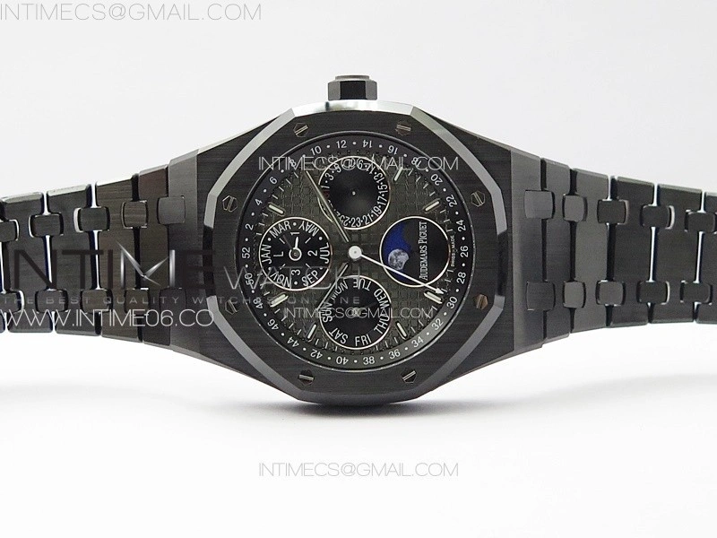 Royal Oak Perpetual Calendar 26579CE Black Ceramic APSF Best Edition on Black Ceramic Bracelet A5134 V3