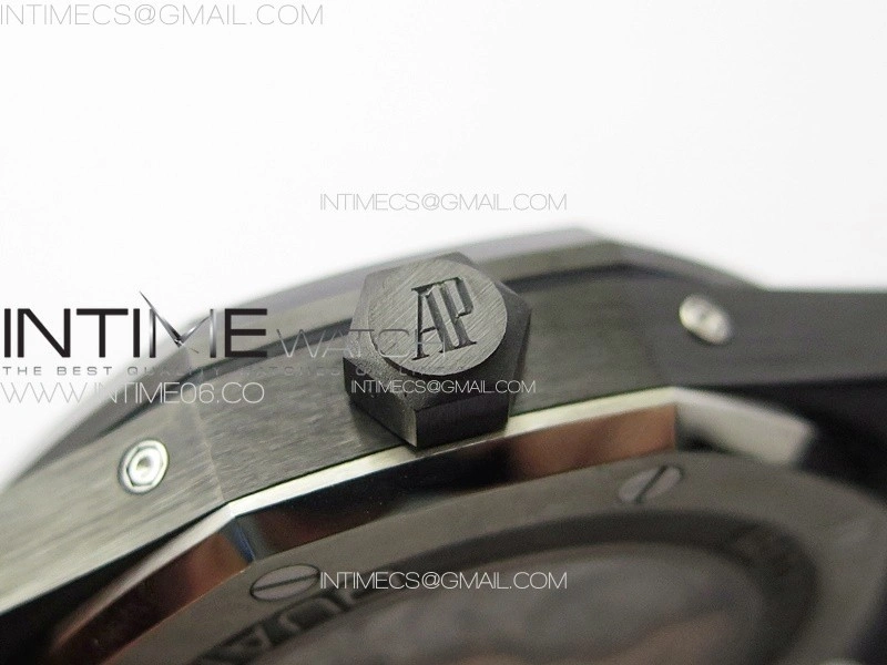 Royal Oak Perpetual Calendar 26579CE Black Ceramic APSF Best Edition on Black Ceramic Bracelet A5134 V3