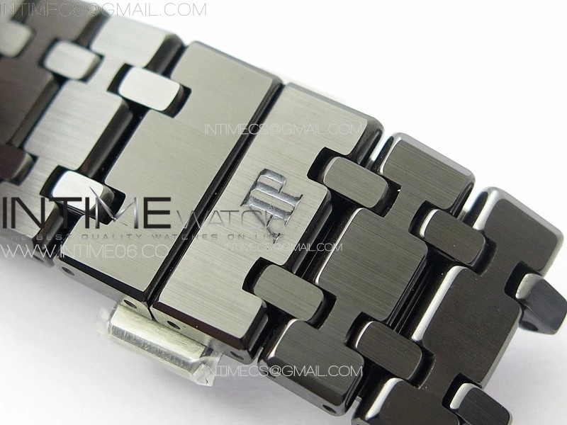 Royal Oak Perpetual Calendar 26579CE Black Ceramic APSF Best Edition on Black Ceramic Bracelet A5134 V3