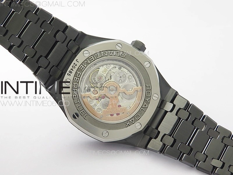 Royal Oak Perpetual Calendar 26579CE Black Ceramic APSF Best Edition on Black Ceramic Bracelet A5134 V3