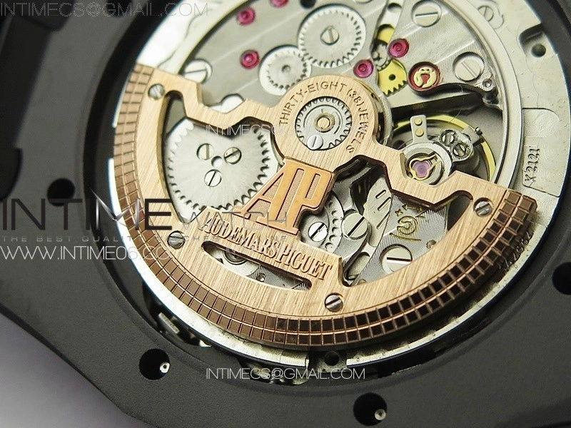 Royal Oak Perpetual Calendar 26579CE Black Ceramic APSF Best Edition on Black Ceramic Bracelet A5134 V3