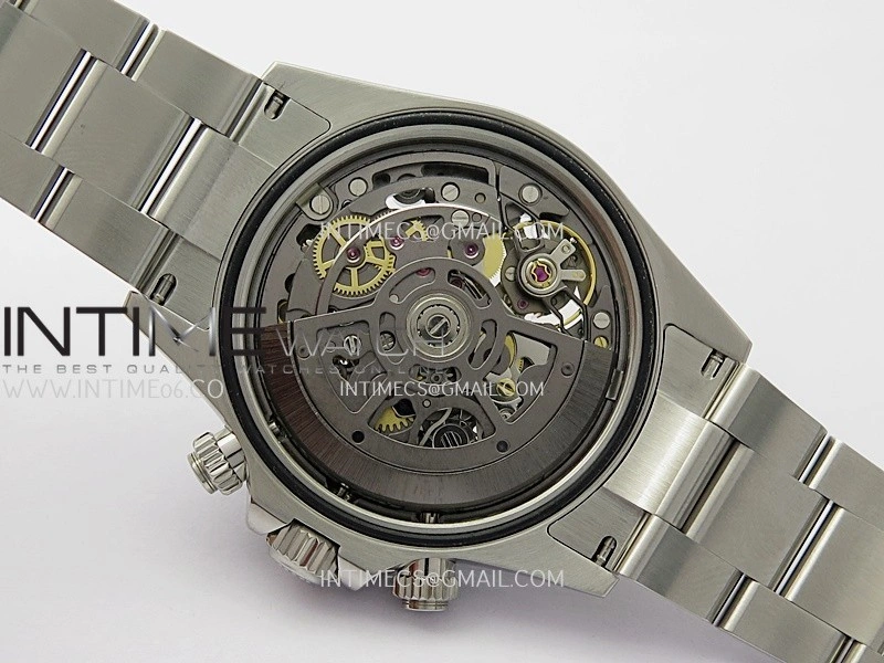 Daytona Arolla Challenge Carbon Bezel SS GETF Best Edition Skeleton Dial On SS Oyster Bracelet A4802