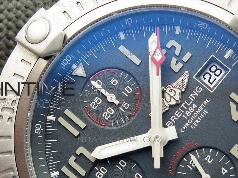 Avenger Bandit E1338310 Ti V9F 1:1 Best Edition Gray Dial on Gray Nylon Strap A7750