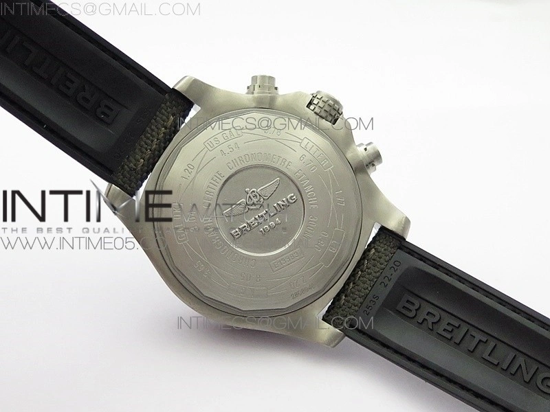 Avenger Bandit E1338310 Ti V9F 1:1 Best Edition Gray Dial on Gray Nylon Strap A7750