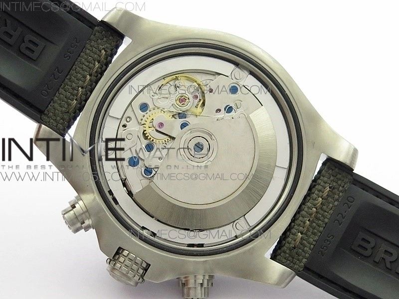 Avenger Bandit E1338310 Ti V9F 1:1 Best Edition Gray Dial on Gray Nylon Strap A7750