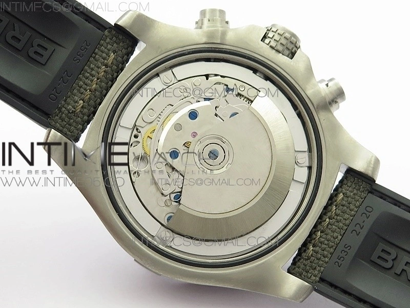 Avenger Bandit E1338310 Ti V9F 1:1 Best Edition Gray Dial on Gray Nylon Strap A7750