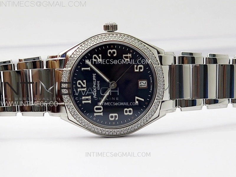 Twenty~4 7300 1200A SS PPF 1:1 Best Edition Blue Dial on SS Bracelet A324 Super Clone