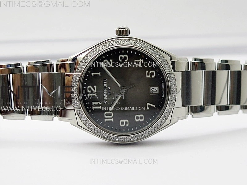 Twenty~4 7300 1200A SS PPF 1:1 Best Edition Gray Dial on SS Bracelet A324 Super Clone