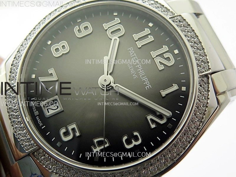 Twenty~4 7300 1200A SS PPF 1:1 Best Edition Gray Dial on SS Bracelet A324 Super Clone