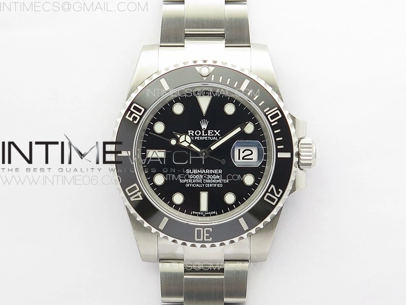Submariner 116610 LN Black Ceramic King 1:1 Best Edition 904L SS Case and Bracelet VS3135