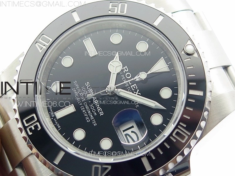 Submariner 116610 LN Black Ceramic King 1:1 Best Edition 904L SS Case and Bracelet VS3135