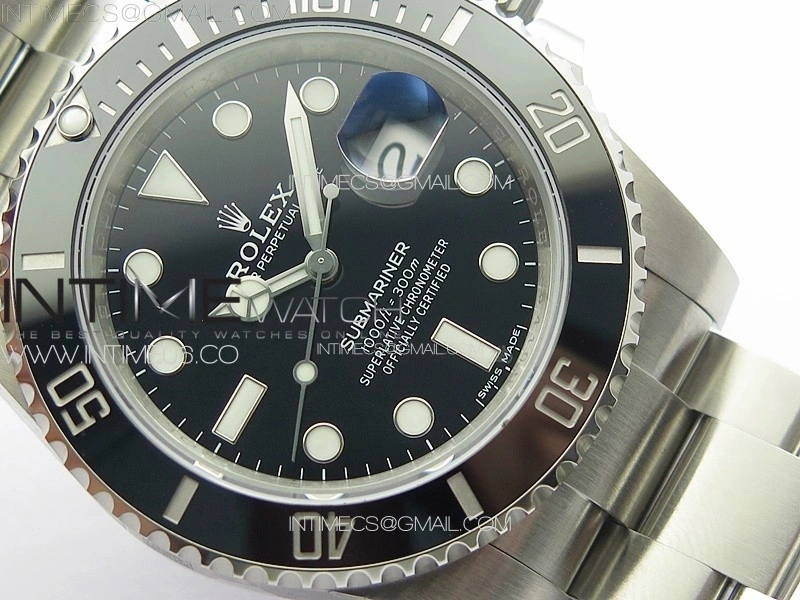 Submariner 116610 LN Black Ceramic King 1:1 Best Edition 904L SS Case and Bracelet VS3135
