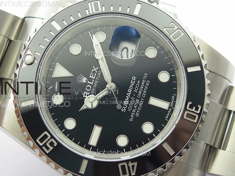 Submariner 116610 LN Black Ceramic King 1:1 Best Edition 904L SS Case and Bracelet VS3135