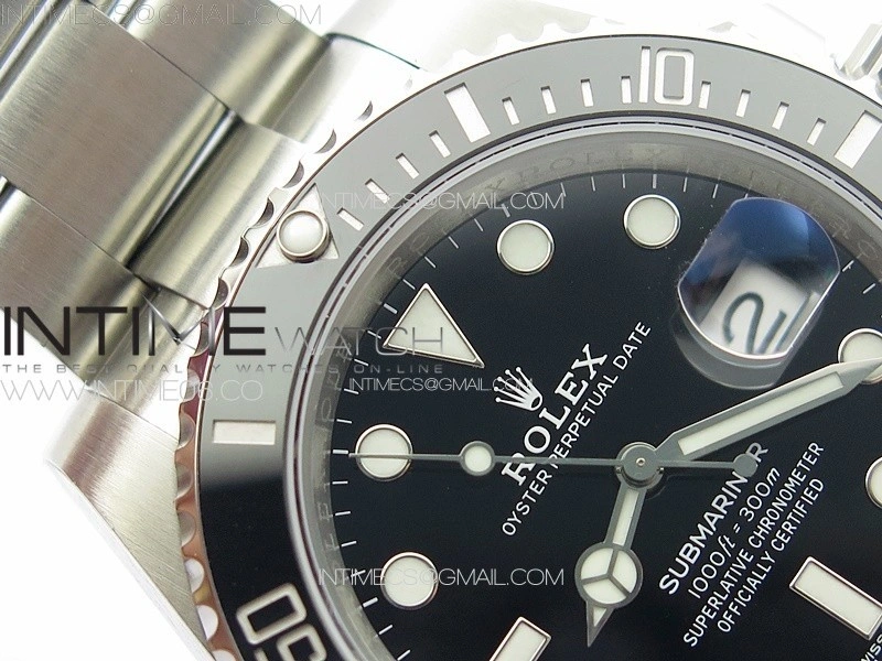 Submariner 116610 LN Black Ceramic King 1:1 Best Edition 904L SS Case and Bracelet VS3135