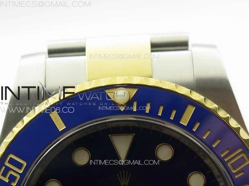 Submariner 116613LB 904L SS YG Case NTF 1:1 Best Edition Blue Dial On 904L Bracelet SA3135