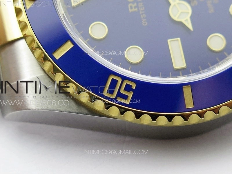 Submariner 116613LB 904L SS YG Case NTF 1:1 Best Edition Blue Dial On 904L Bracelet SA3135