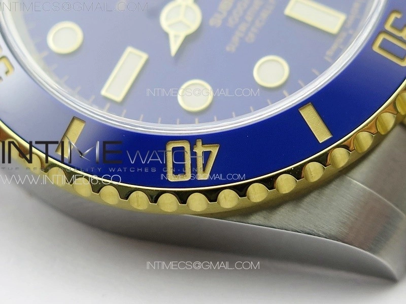 Submariner 116613LB 904L SS YG Case NTF 1:1 Best Edition Blue Dial On 904L Bracelet SA3135