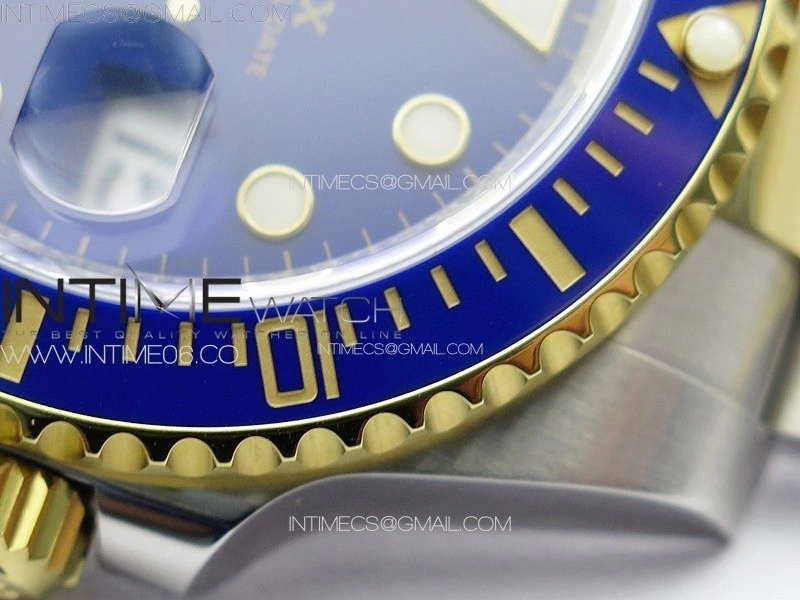 Submariner 116613LB 904L SS YG Case NTF 1:1 Best Edition Blue Dial On 904L Bracelet SA3135