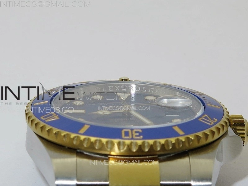 Submariner 116613LB 904L SS YG Case NTF 1:1 Best Edition Blue Dial On 904L Bracelet SA3135