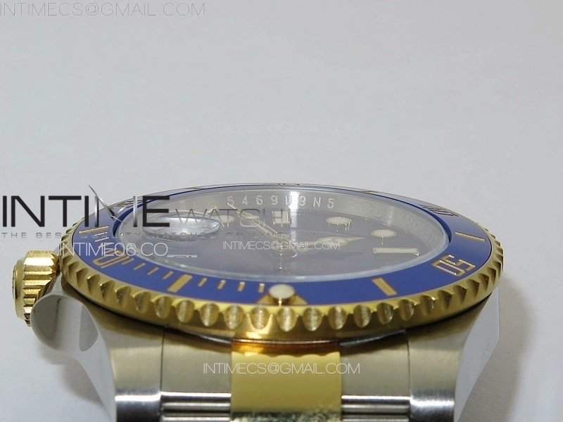 Submariner 116613LB 904L SS YG Case NTF 1:1 Best Edition Blue Dial On 904L Bracelet SA3135