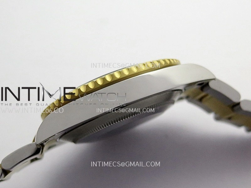 Submariner 116613LN 904L SS YG VF 1:1 Best Edition Black Dial On 904L SS YG Bracelet DD3135