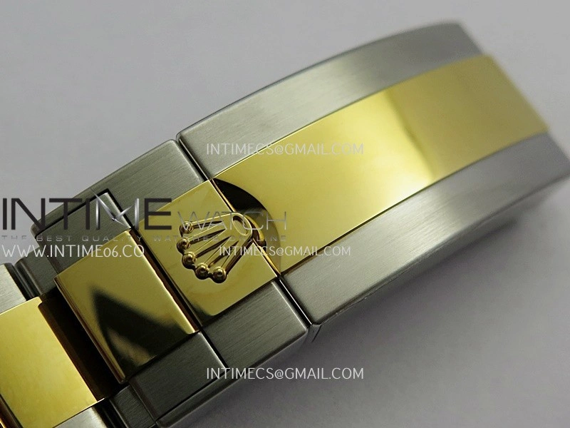 Submariner 116613LN 904L SS YG VF 1:1 Best Edition Black Dial On 904L SS YG Bracelet DD3135
