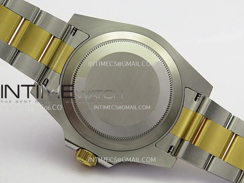 Submariner 116613LN 904L SS YG VF 1:1 Best Edition Black Dial On 904L SS YG Bracelet DD3135
