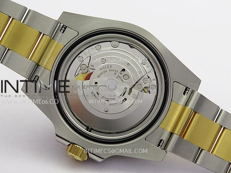 Submariner 116613LN 904L SS YG VF 1:1 Best Edition Black Dial On 904L SS YG Bracelet DD3135