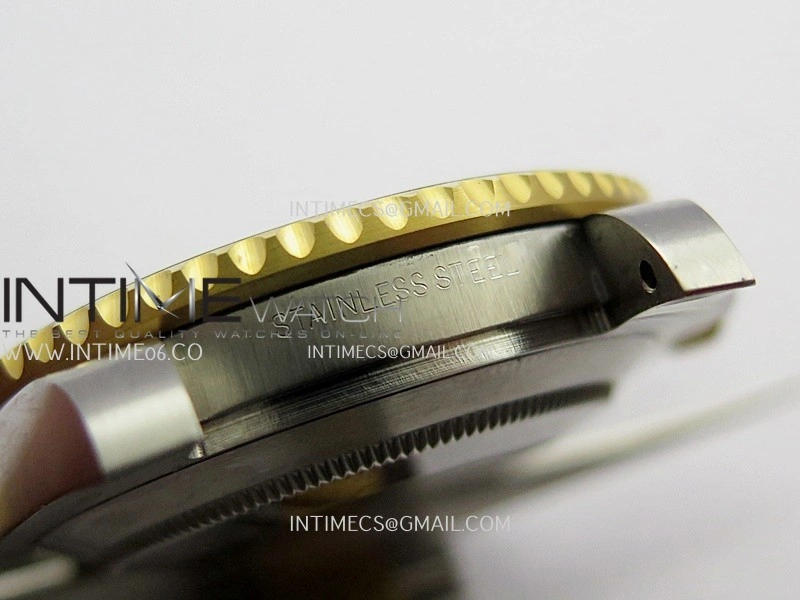 Submariner 116613LN 904L SS YG VF 1:1 Best Edition Black Dial On 904L SS YG Bracelet DD3135
