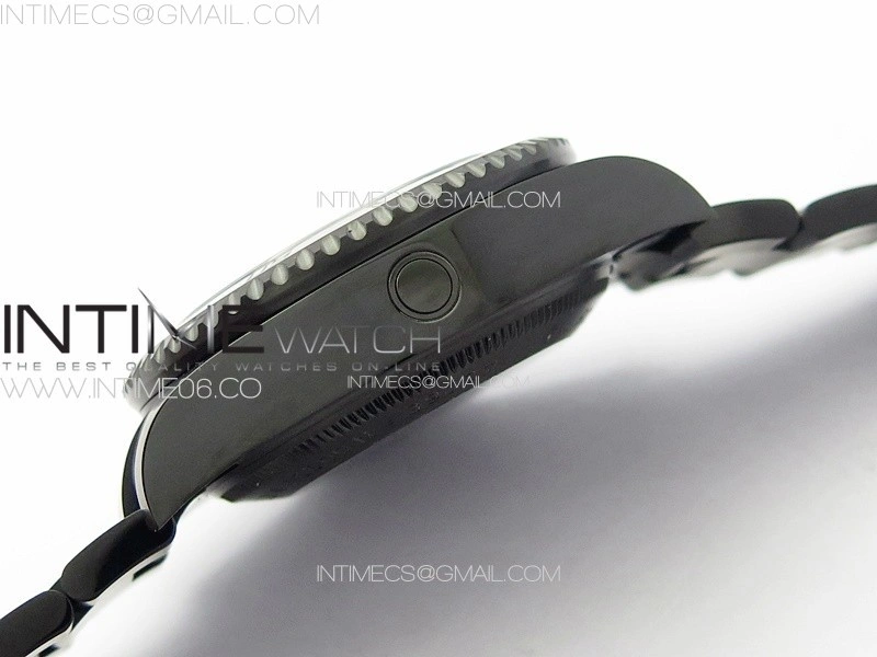 Sea-Dweller 116660 Blaken DLC Black Inner BP Best Edition Black Dial on SS Bracelet A2824