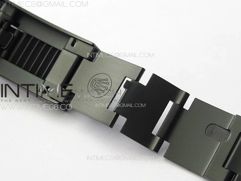 Sea-Dweller 116660 Blaken DLC Black Inner BP Best Edition Black Dial on SS Bracelet A2824
