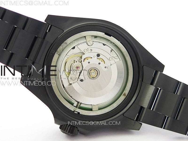 Sea-Dweller 116660 Blaken DLC Black Inner BP Best Edition Black Dial on SS Bracelet A2824