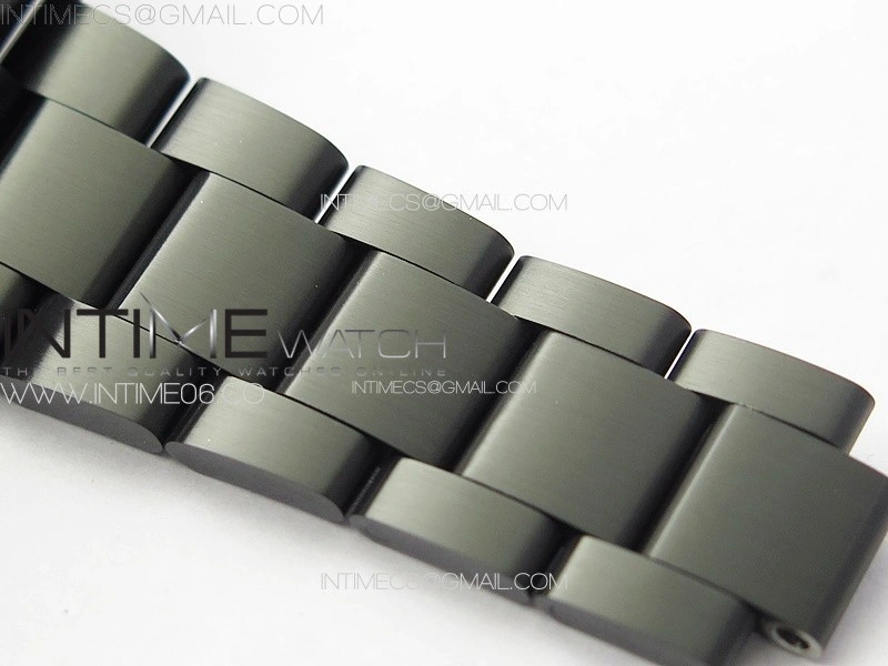 Sea-Dweller 116660 Blaken DLC Green Inner BP Best Edition Black Dial on SS Bracelet A2824