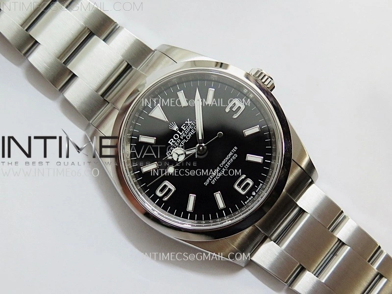 Explorer 124270 36mm 904L SS VSF 1:1 Best Edition Black Dial On 904L SS Bracelet VS3230