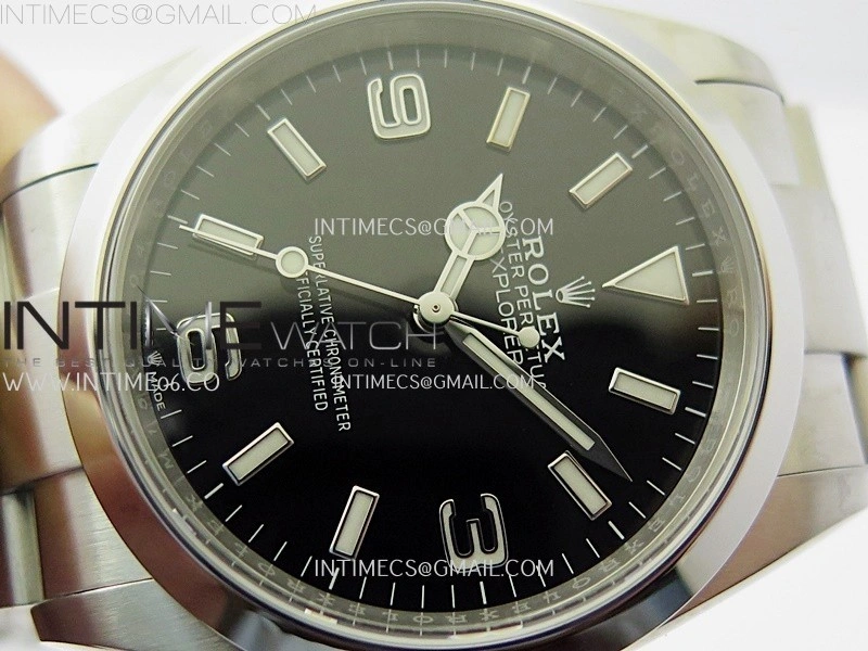 Explorer 124270 36mm 904L SS VSF 1:1 Best Edition Black Dial On 904L SS Bracelet VS3230