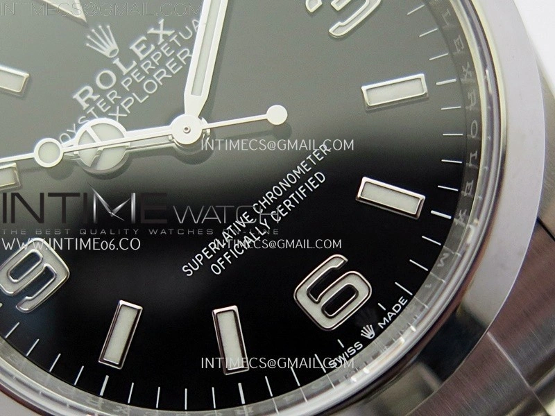 Explorer 124270 36mm 904L SS VSF 1:1 Best Edition Black Dial On 904L SS Bracelet VS3230