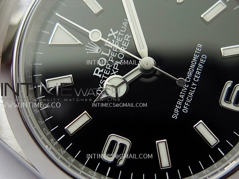 Explorer 124270 36mm 904L SS VSF 1:1 Best Edition Black Dial On 904L SS Bracelet VS3230