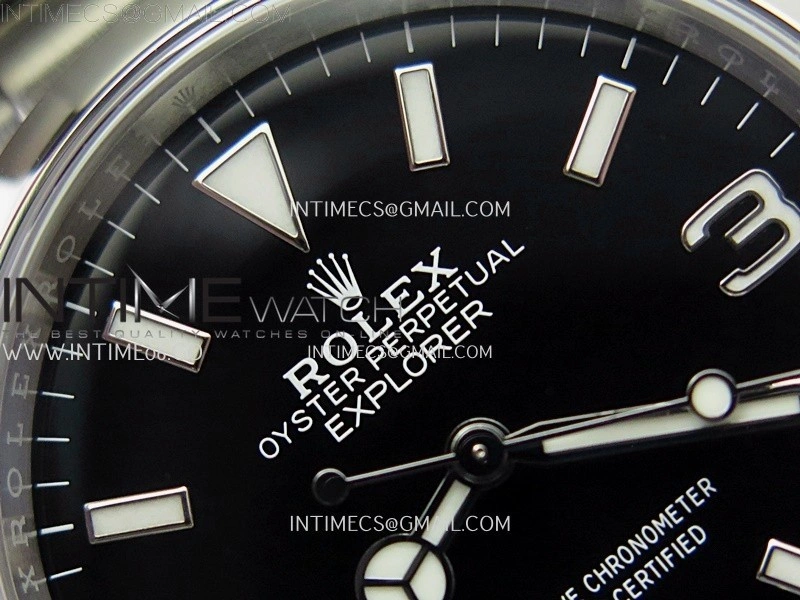 Explorer 124270 36mm 904L SS VSF 1:1 Best Edition Black Dial On 904L SS Bracelet VS3230