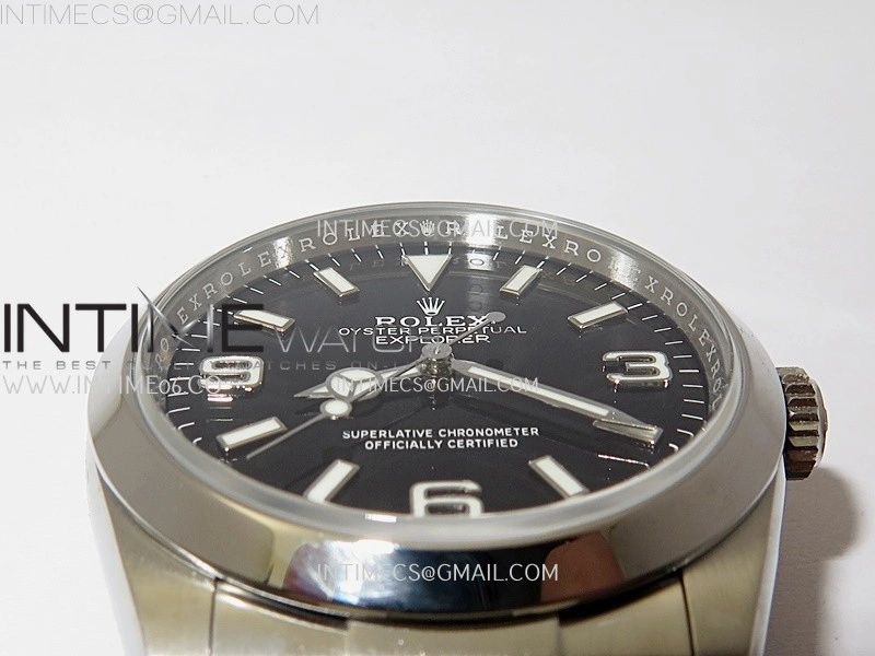 Explorer 124270 36mm 904L SS VSF 1:1 Best Edition Black Dial On 904L SS Bracelet VS3230