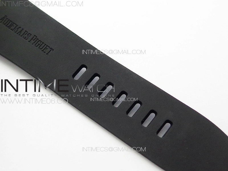 Royal Oak Offshore Diver 15720 Ceramic Bezel ZF 1:1 Best Edition Black Dial on Black Rubber Strap A4308