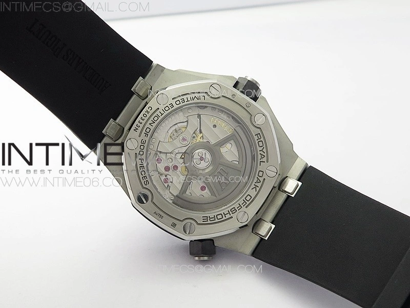 Royal Oak Offshore Diver 15720 Ceramic Bezel ZF 1:1 Best Edition Black Dial on Black Rubber Strap A4308