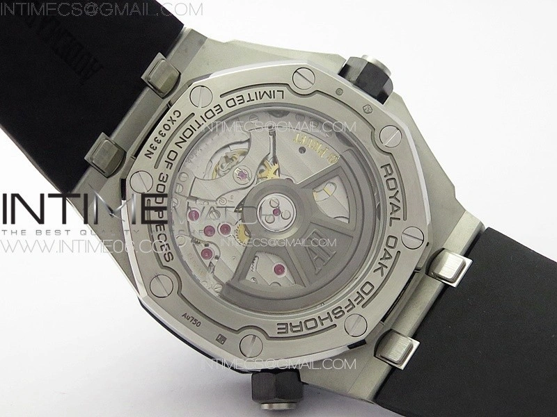 Royal Oak Offshore Diver 15720 Ceramic Bezel ZF 1:1 Best Edition Black Dial on Black Rubber Strap A4308
