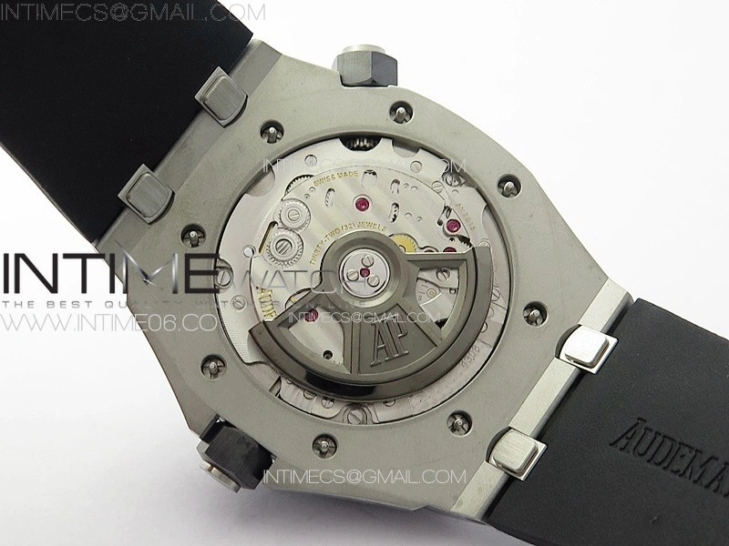 Royal Oak Offshore Diver 15720 Ceramic Bezel ZF 1:1 Best Edition Black Dial on Black Rubber Strap A4308