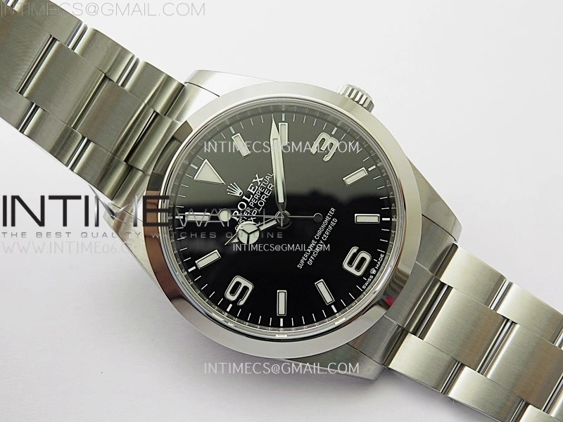 Explorer 224270 40mm 904L SS VSF 1:1 Best Edition Black Dial on 904L SS Bracelet VS3230