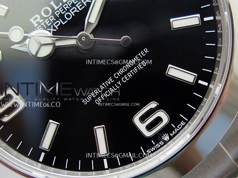 Explorer 224270 40mm 904L SS VSF 1:1 Best Edition Black Dial on 904L SS Bracelet VS3230