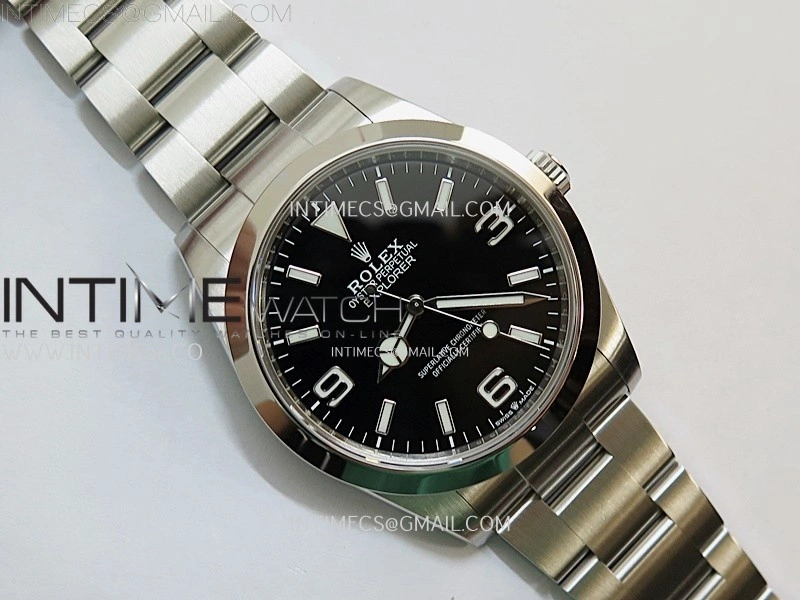 Explorer 224270 40mm 904L SS VSF 1:1 Best Edition Black Dial on 904L SS Bracelet VS3230