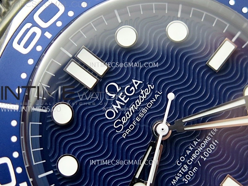 Seamaster 300M 42mm James Bond 60th anniversary VSF Best Edition on Mesh Bracelet A8806