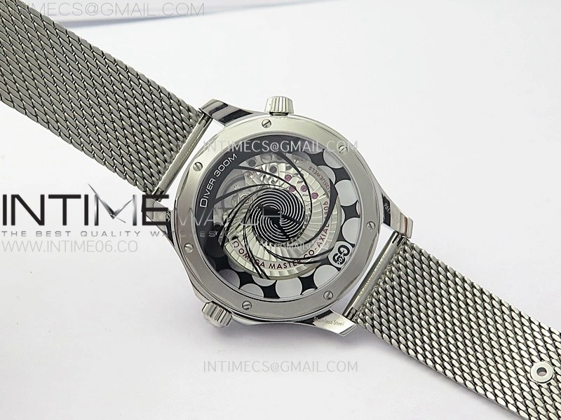 Seamaster 300M 42mm James Bond 60th anniversary VSF Best Edition on Mesh Bracelet A8806